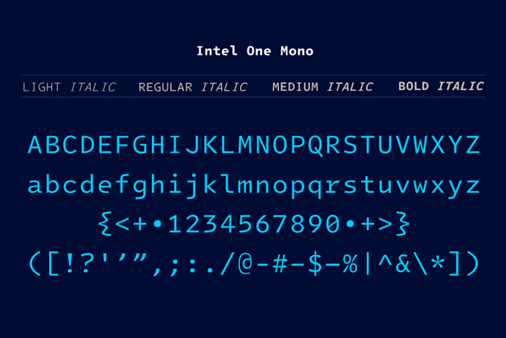 Intel One Mono