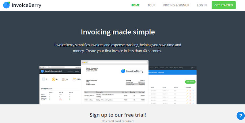 InvoiceBerry Tool Image