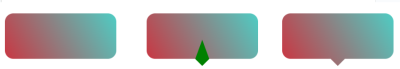 Showing the tail at bottom that inherits the gradient from the main element