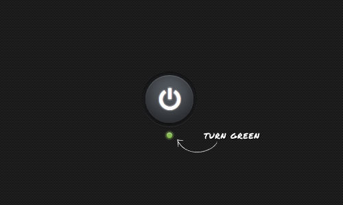 button turn green