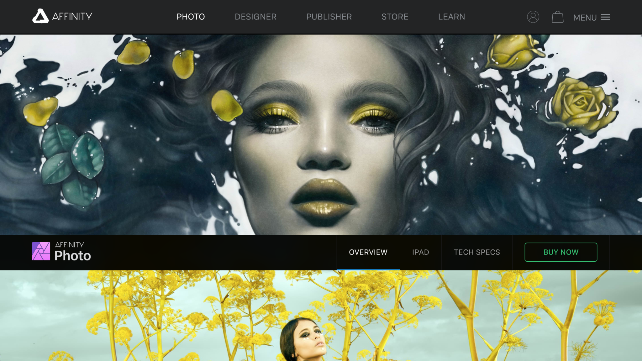 Affinity Photo Homepage