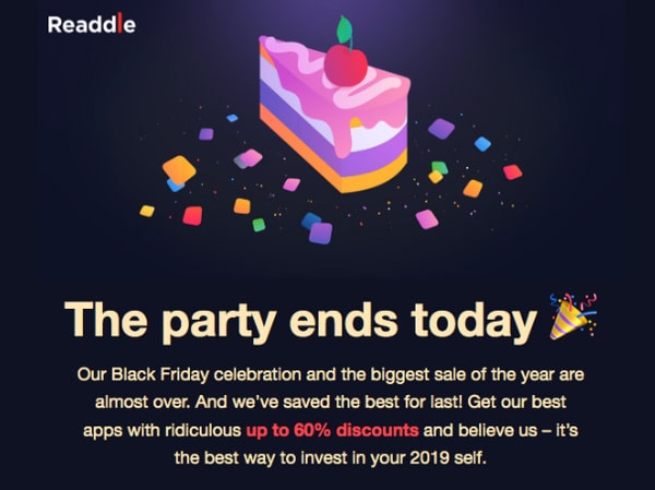 Black Friday Email Newsletter by Yoco