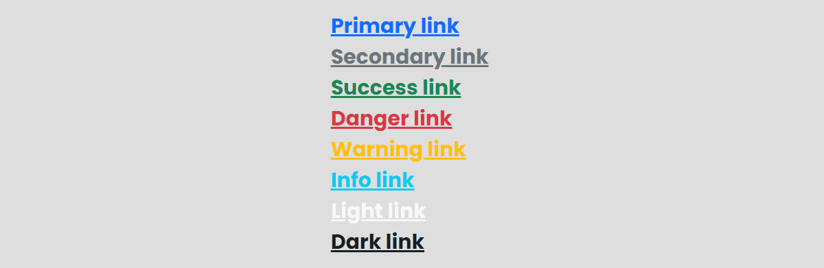 Colored Links