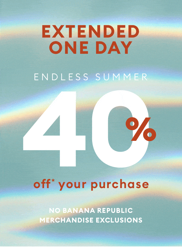 Email Newsletter from the Banana Republic