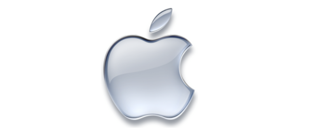 monochromatic apple logo 1998 to present