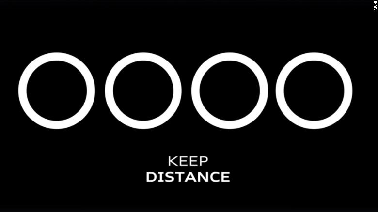 audi social distance logo