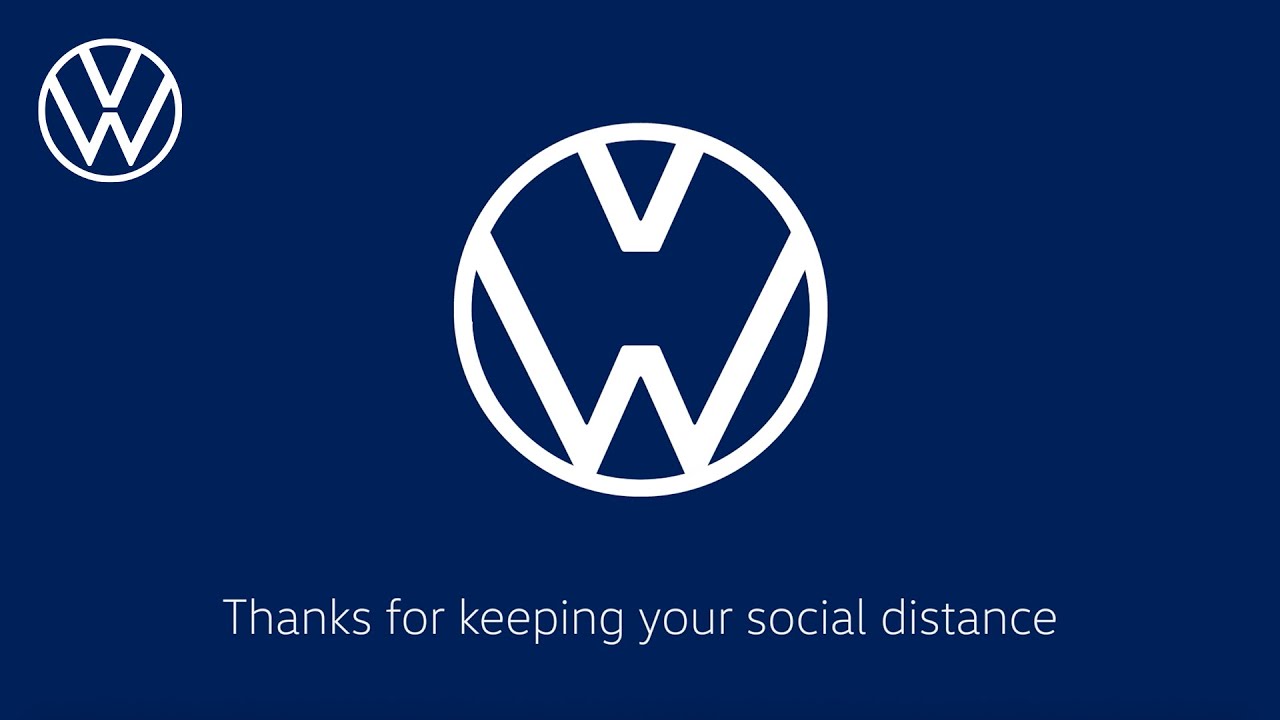 volkswagen social distancing logo