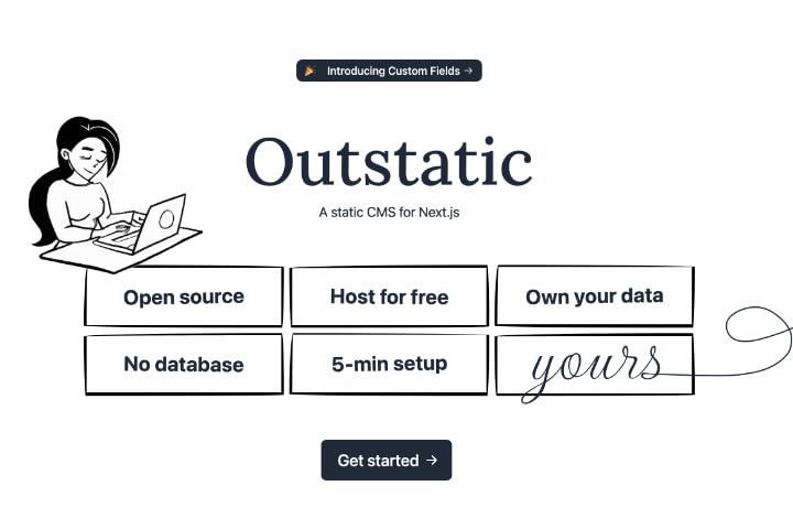 Outstatic static site CMS for Next.js