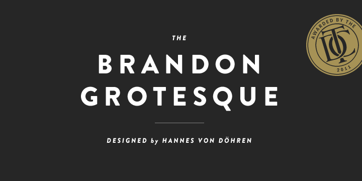 BRandon Grotesque 2020 popular fonts