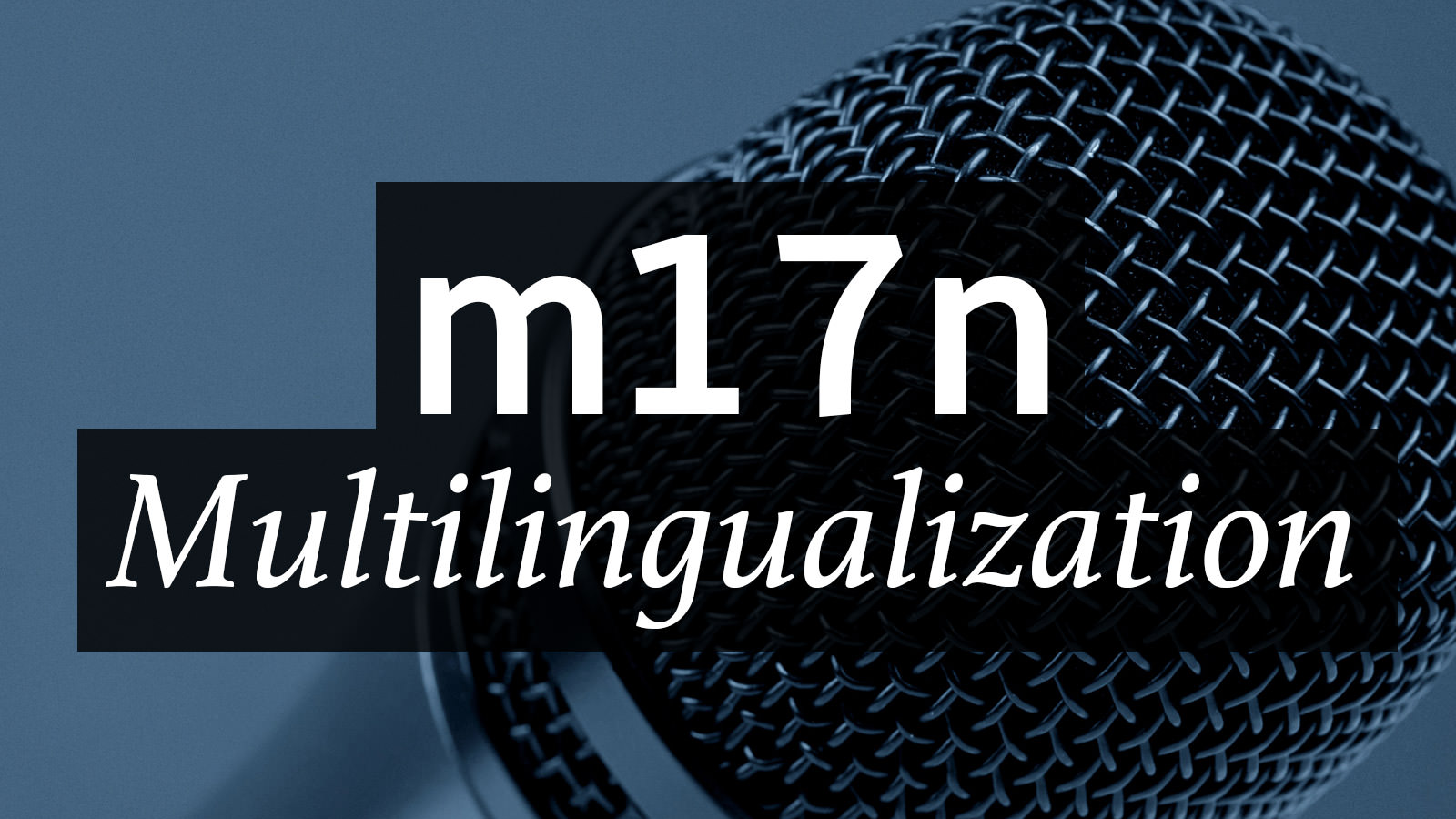 Numeronym for Multilingualization