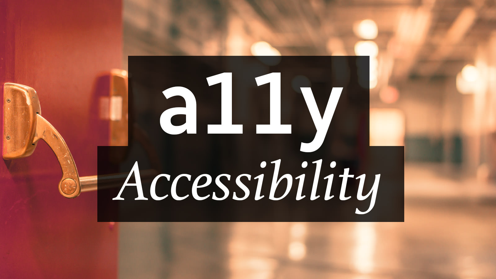 Numeronym for Accessibility