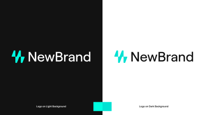 Light and dark background logo versions