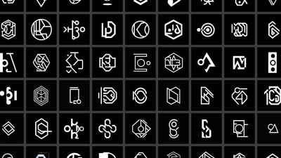 AI-generated logo designs