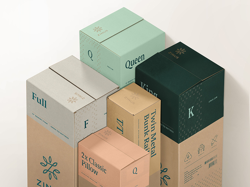 zinus-packaging-design box