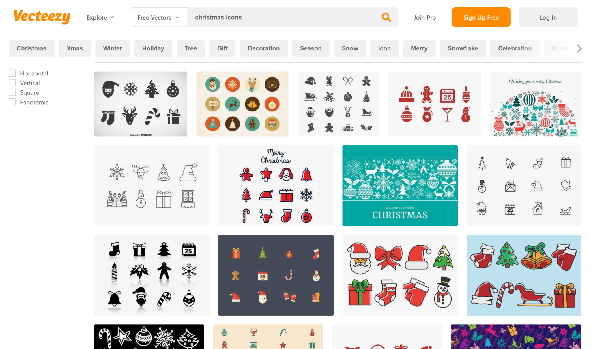 free vectors for christmas holidays